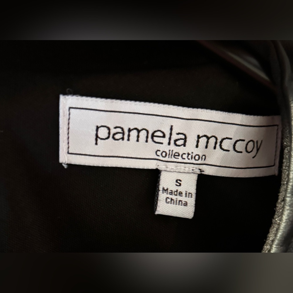 Chic Pamela McCoy Black Sleeveless Dress Small NWT - Picture 4 of 4